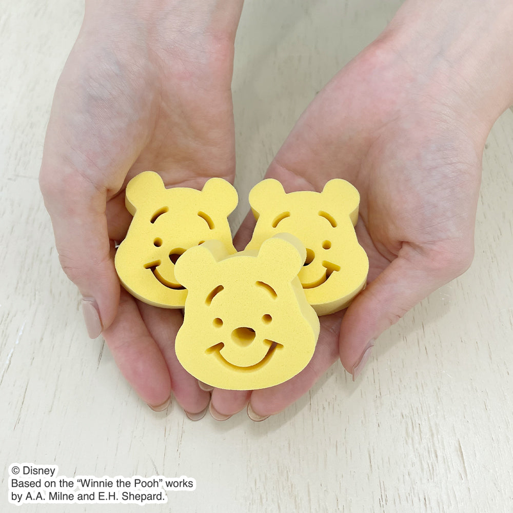 Disney|Winnie the pooh小熊维尼White pooh/噗噗化妆棉/粉扑/上妆粉扑|10枚入