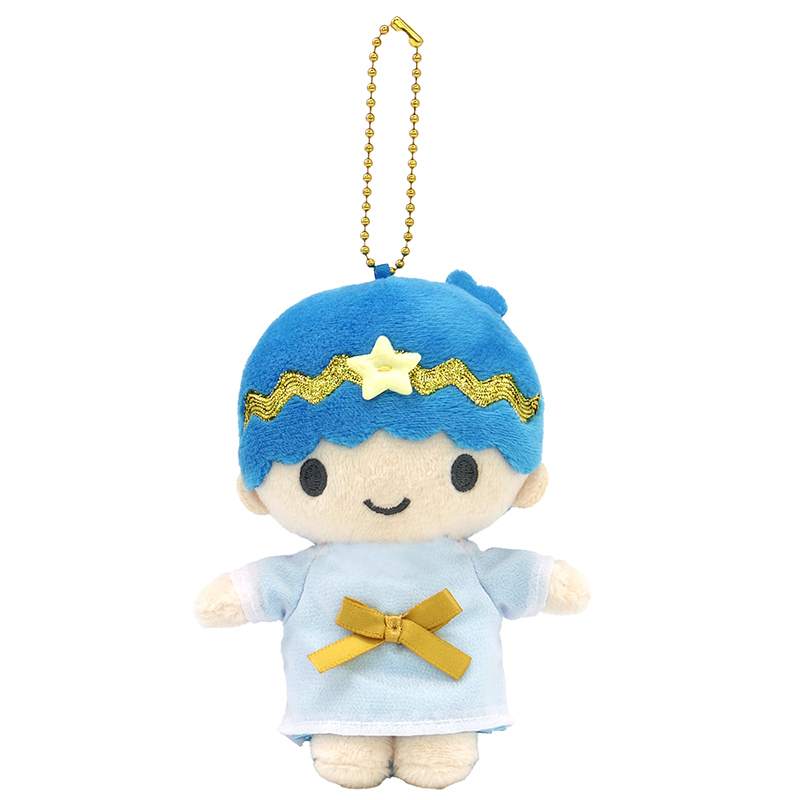 Sanrio|Little Twin Stars Collection 90s Angel Retro Mascot Holder /Plush Keychain|9×5×12cm approx.