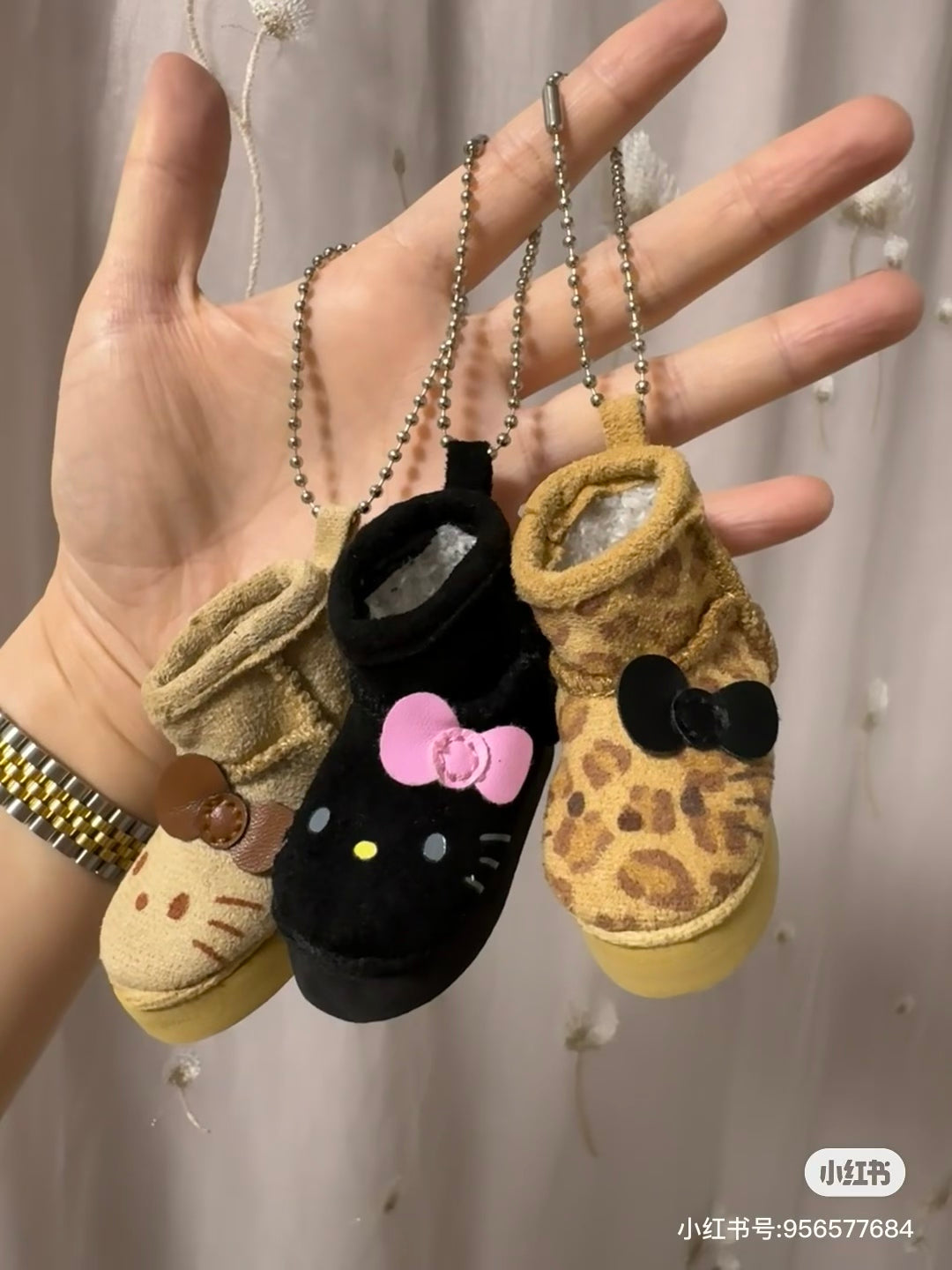 Sanrio|Mini Boots Charm Keychain mystery bag/blind box/All 6 types|1pcs