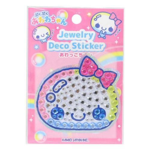 Q-LiA|Heisei Retro Kamio Jewelry Deco Sticker|100×75×5mm approx.