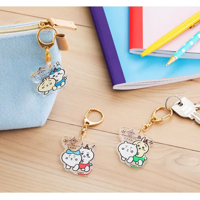 Chiikawa 吉伊卡哇|骑骑乐系列钥匙扣/挂件|约H95×W42mm