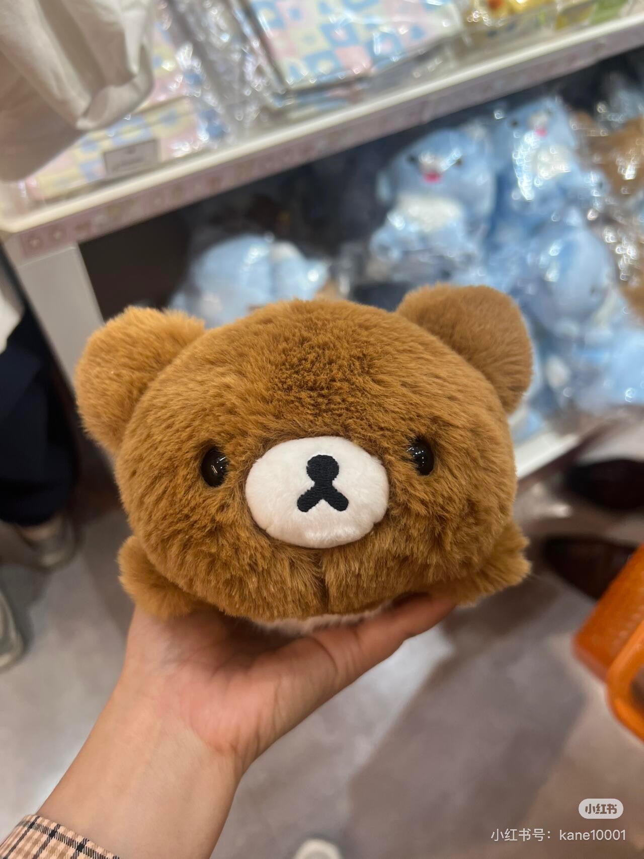 Rilakkuma轻松熊|AoKogu no Otomari - Lap Plush Toy San-X新角色毛绒趴趴玩偶/公仔|约120 x 130 x 190mm