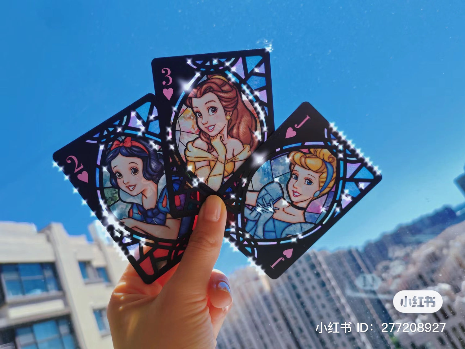 Disney|透光扑克牌/54张不同迪士尼人物