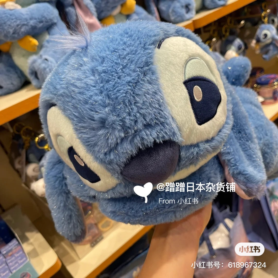 Disney迪士尼|细闪超柔软史迪奇趴趴公仔/玩偶|約高さ23×幅48×奥行き25cm