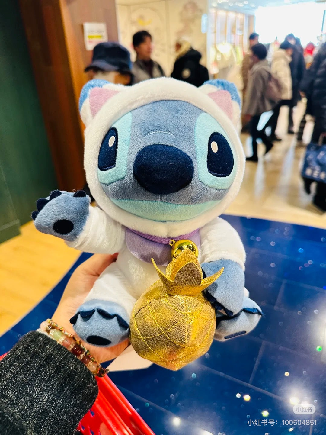 Disney|New Year Collection Plush Toy-Lucky Cat Figure新年招财猫系列坐姿毛绒玩偶/公仔/可脱帽|約H26 x W20 x D19 (cm)