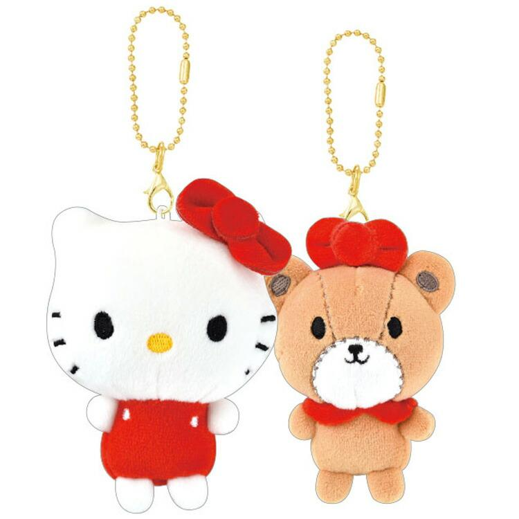 Nico Nui|Sanrio Mascot Holder /Plush Keychain|H6.3 x W6.1 x D2.6 approx.