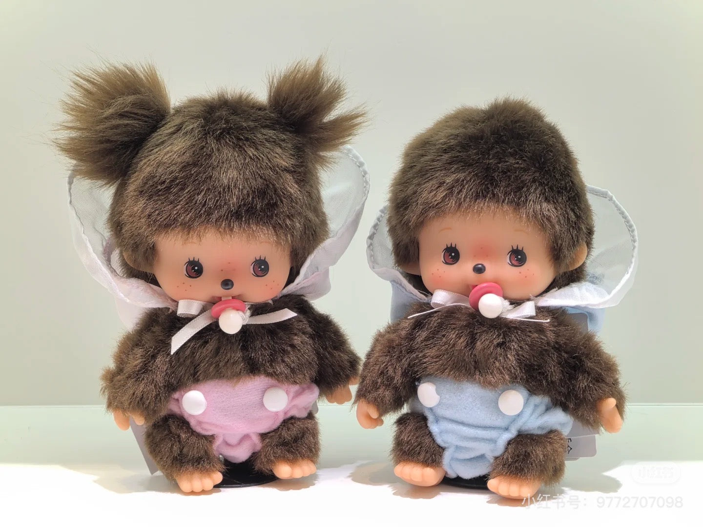 Monchhichi|Bebichhichi Plush Doll|S/13 x 8.7 x 6.2 cm approx.✔️