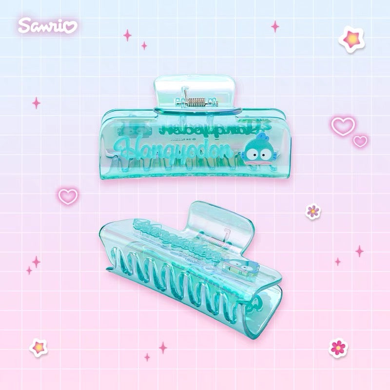Sanrio|多角色偏光鲨鱼夹/发夹|约0.2×4.4×4.5cm