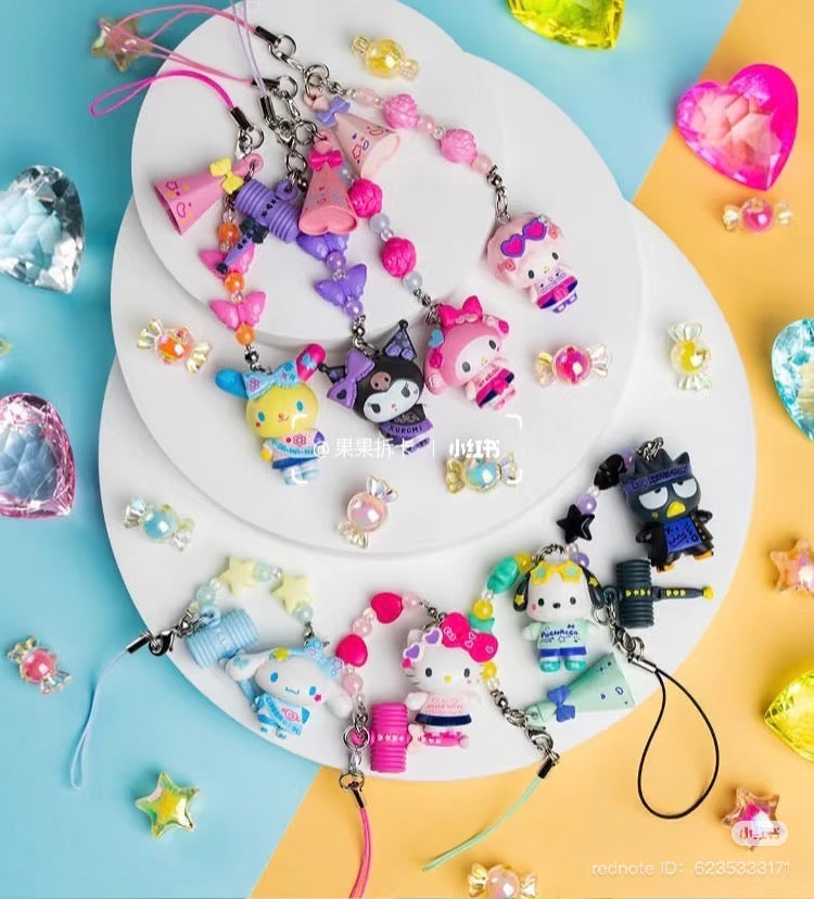 【limit 3】Sanrio|Academy Sparkle Festival Strap/ Keychain chibittomo mystery bag/blind box/All 8 types|1pcs