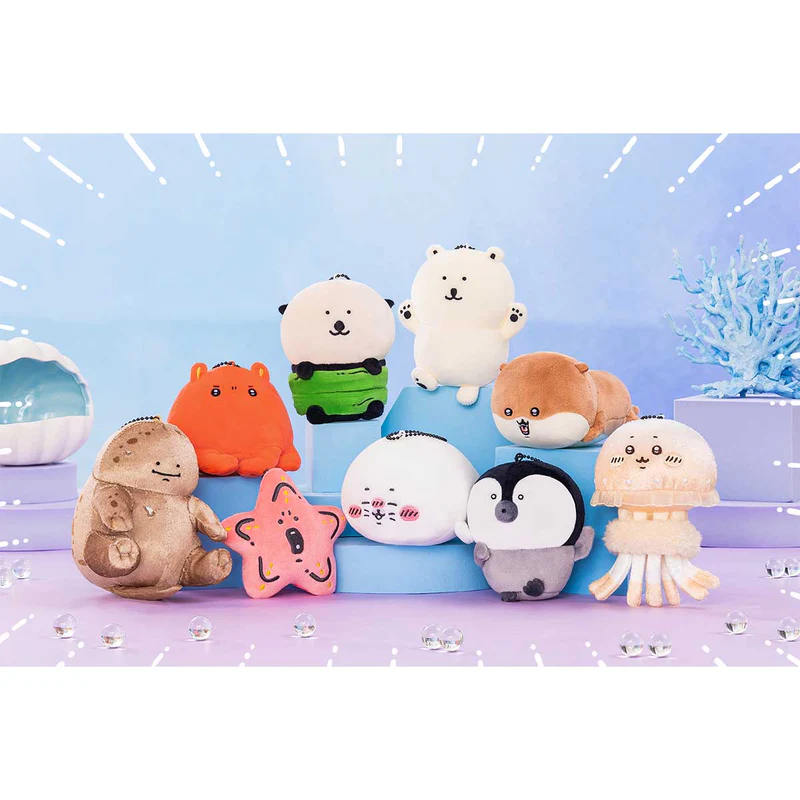 Nagano|Characters Nagano Aquarium Mascot Holder/plush keychain|H115 x W120 x D80mm approx.