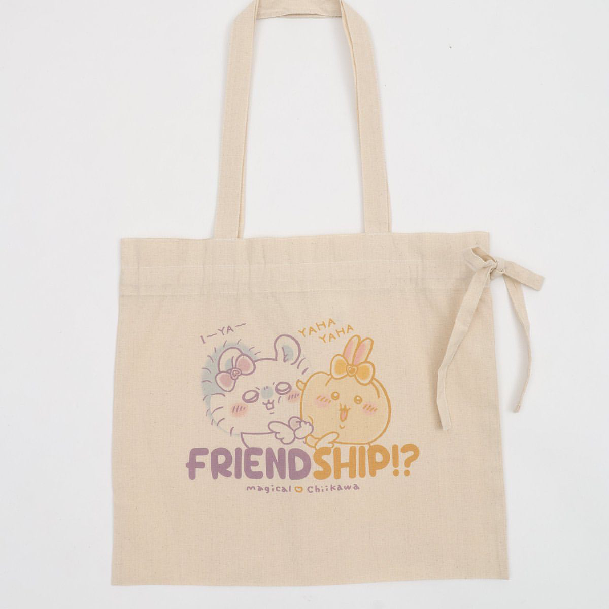 Chiikawa 吉伊卡哇|超魔法少女/小魔仙限定大容量抽绳托特包|約H350×W400×持ち手620mm