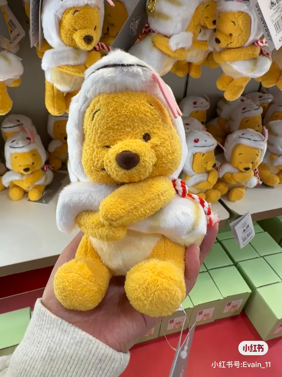 Disney迪士尼|东迪2025蛇年限定可爱角色S号毛绒玩偶/公仔/可脱帽|約高さ13×幅10×奥行き9(cm)