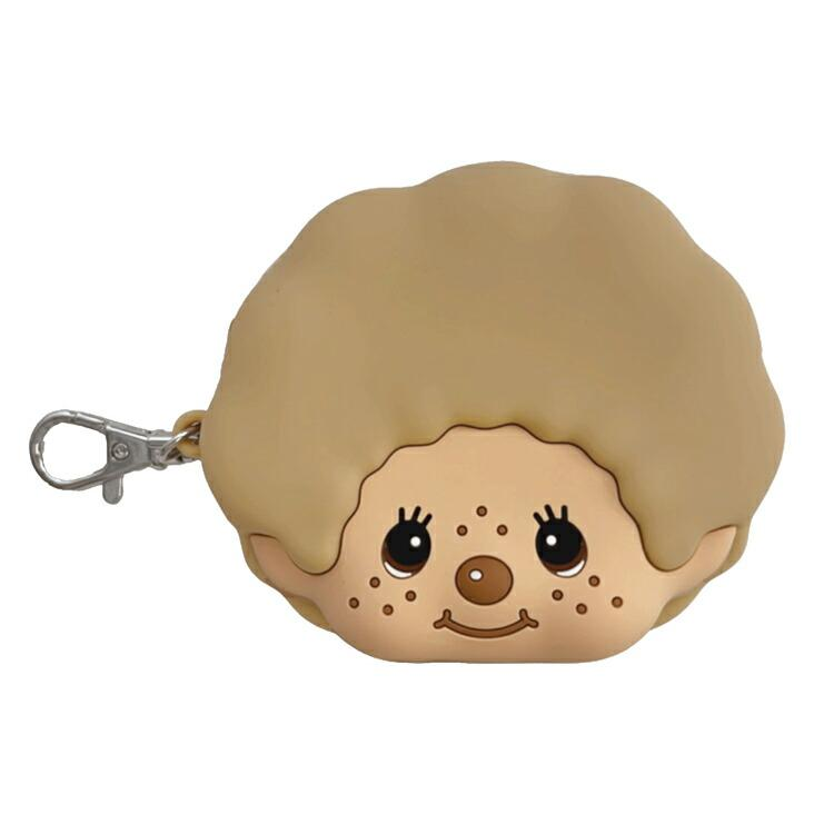 Monchhichi|Silicone Face Pouch|H8 x W9.5 x D3.8mm approx.