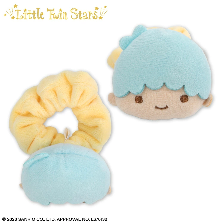 Sanrio|Little Twin Stars plush hair tie| 6.3cm x 5.5cm approx.
