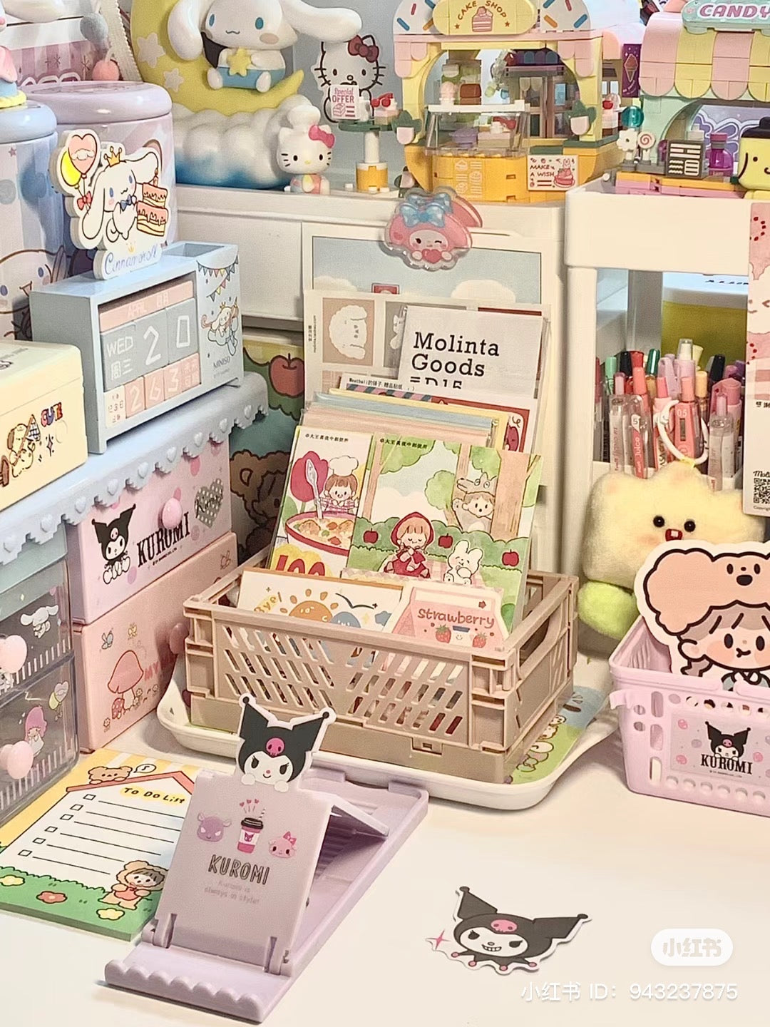 Sanrio|ipad/手机桌面便携支撑/支架/可调节角度/可折叠收起|约6 x 0.7 x 15.7 cm