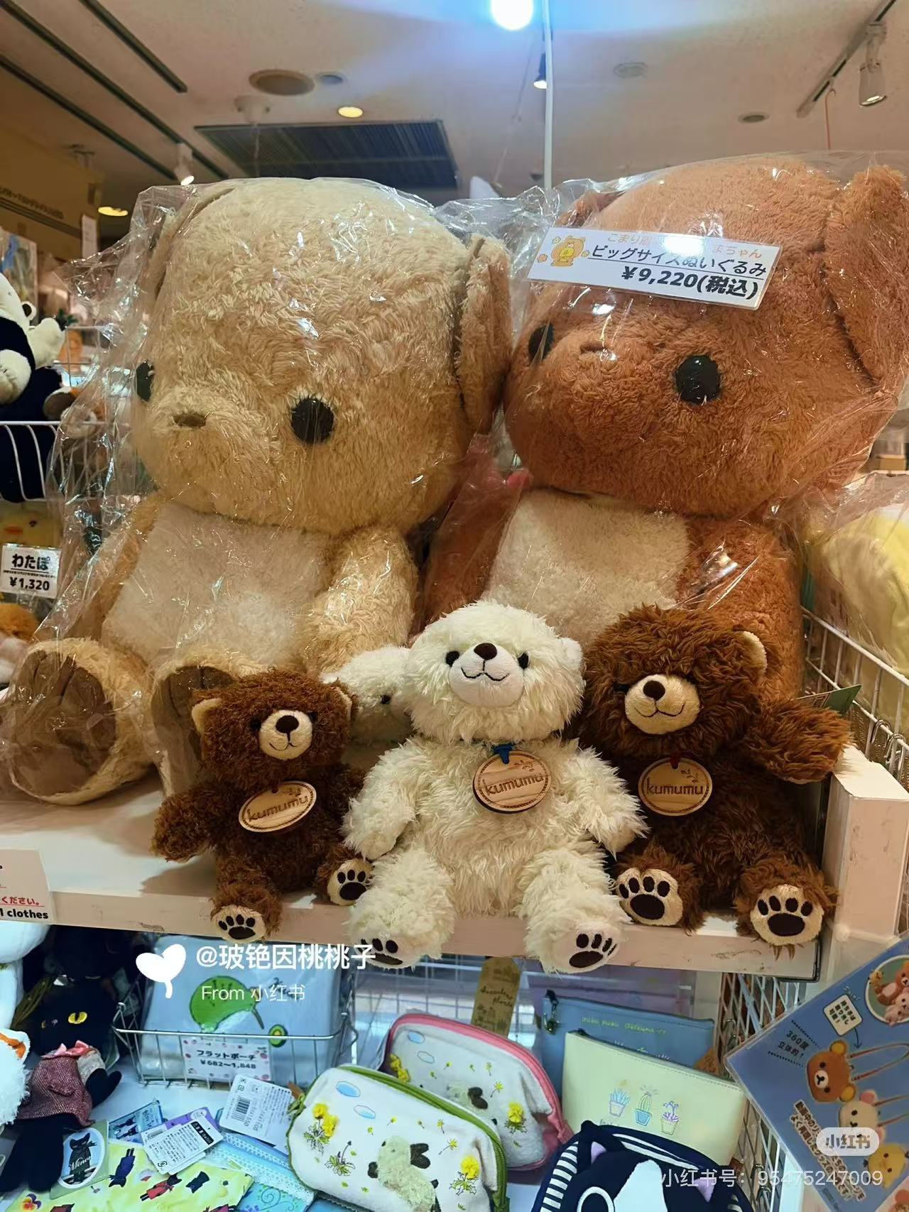 Kumumu|Bear Plush Dolls/Plush Toy|Height 20cm approx.