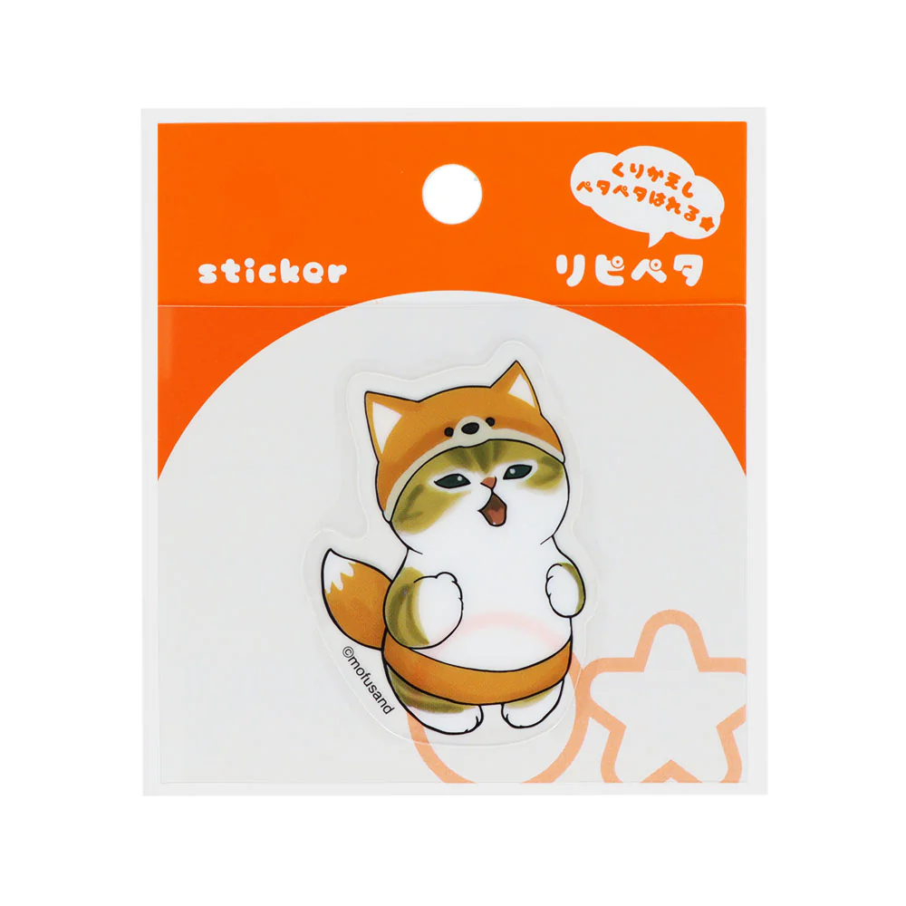 Mofusand| Meow Pants! Sticker|H65 x W80 x D0.3mm approx.