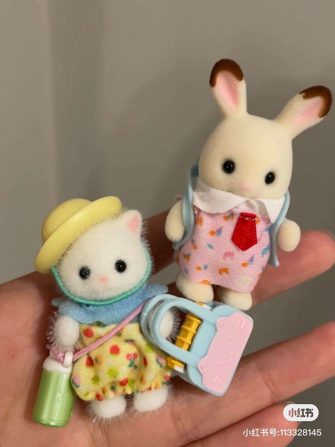 SylvanianFamilies森贝儿家族| Nursery Friends - Walk Along Duo幼儿园小朋友去上学漫步二重奏套组/玩具/过家家5747