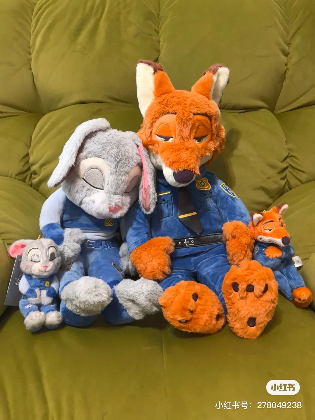 Disney迪士尼|睡不醒系列Nick尼克/Judy朱迪玩偶/挂件/包挂|约高さ12×幅6.5×奥行き12cm