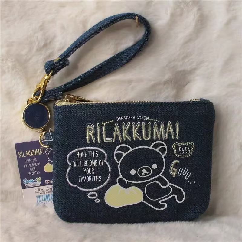 Rilakkuma|Kurashiki Denim House Reel Pass Case