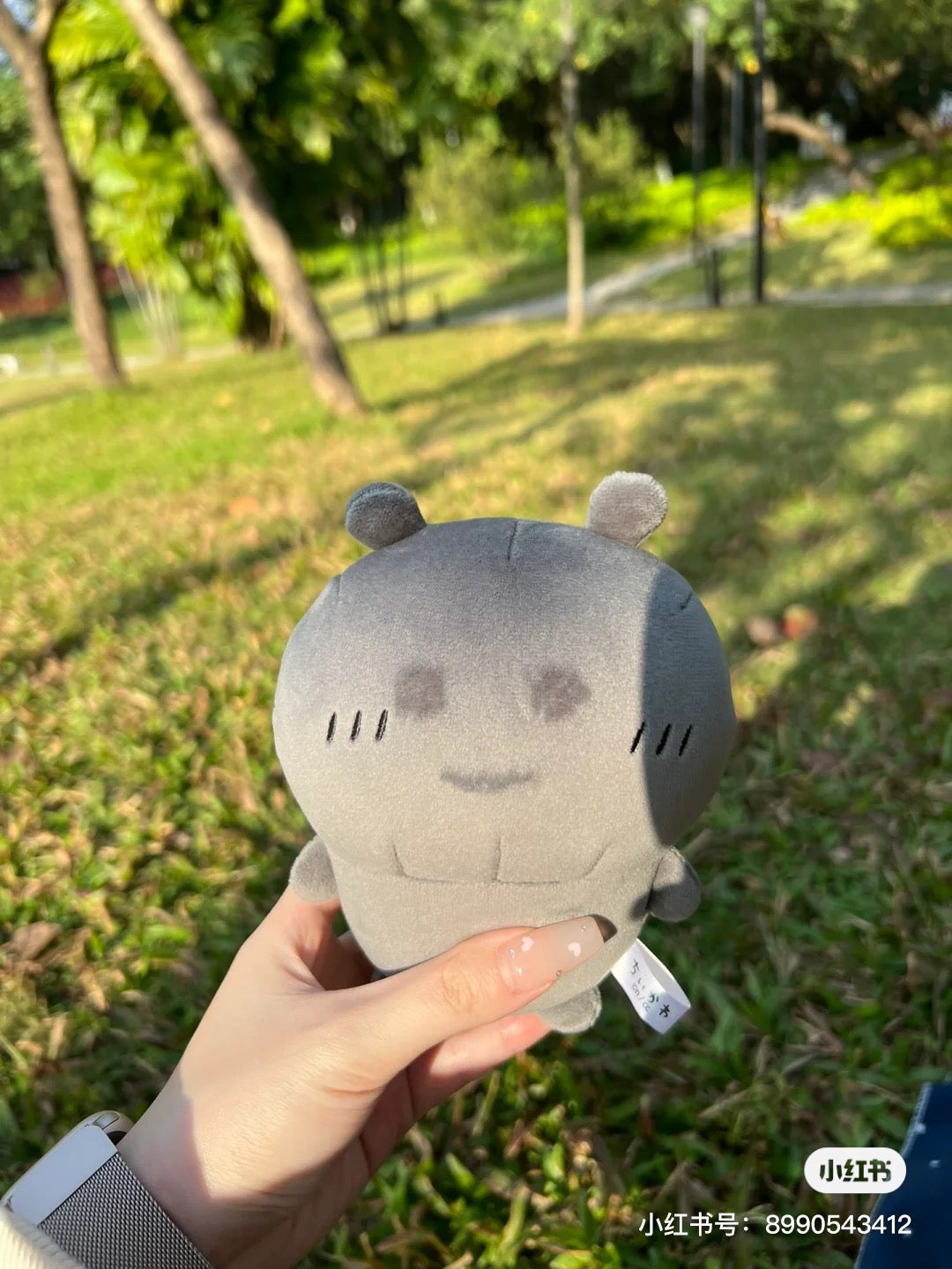 Chiikawa 吉伊卡哇|古本前身灰色之子公仔/玩偶|约H150×W120×D90mm