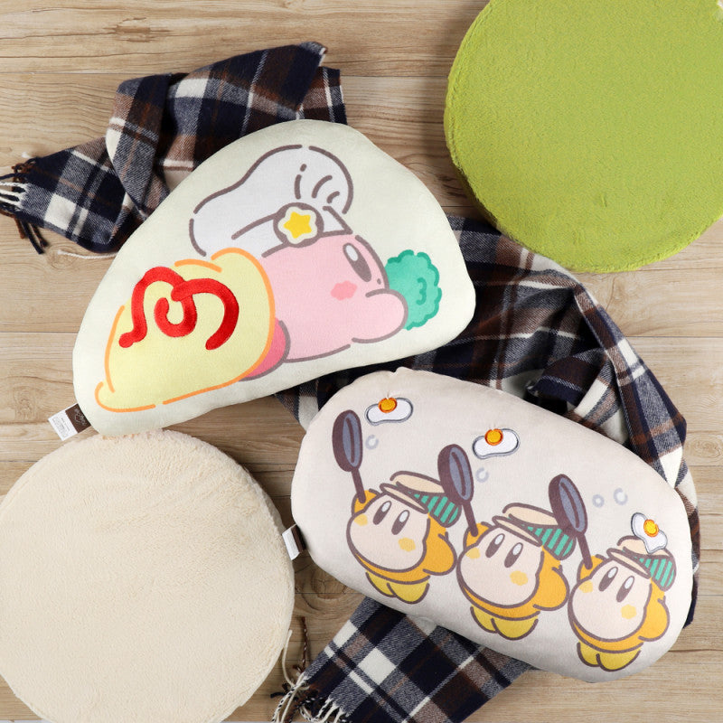 Kirby|cafe限定厨师瓦豆三小只mochi抱枕/靠垫|约220 x 430 x 120 mm