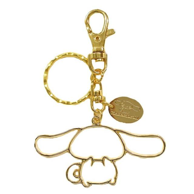 Sanrio|Sanrio Metal Keychain Gold|5×4cm approx.