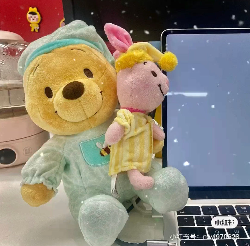 Disney SH|甜梦睡衣睡帽噗噗抱皮杰玩偶/公仔