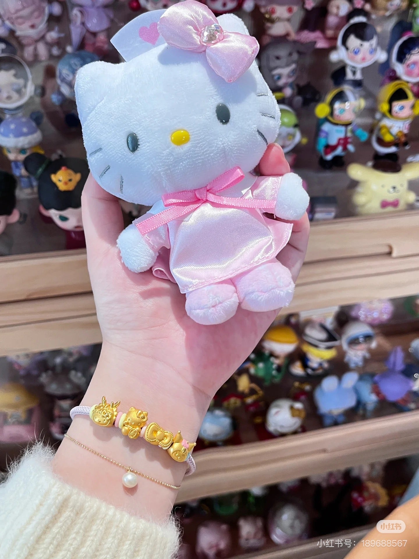 HelloKitty|Sanrio Nurse Mascot Holder /Plush Keychain|120×85×65mm approx.