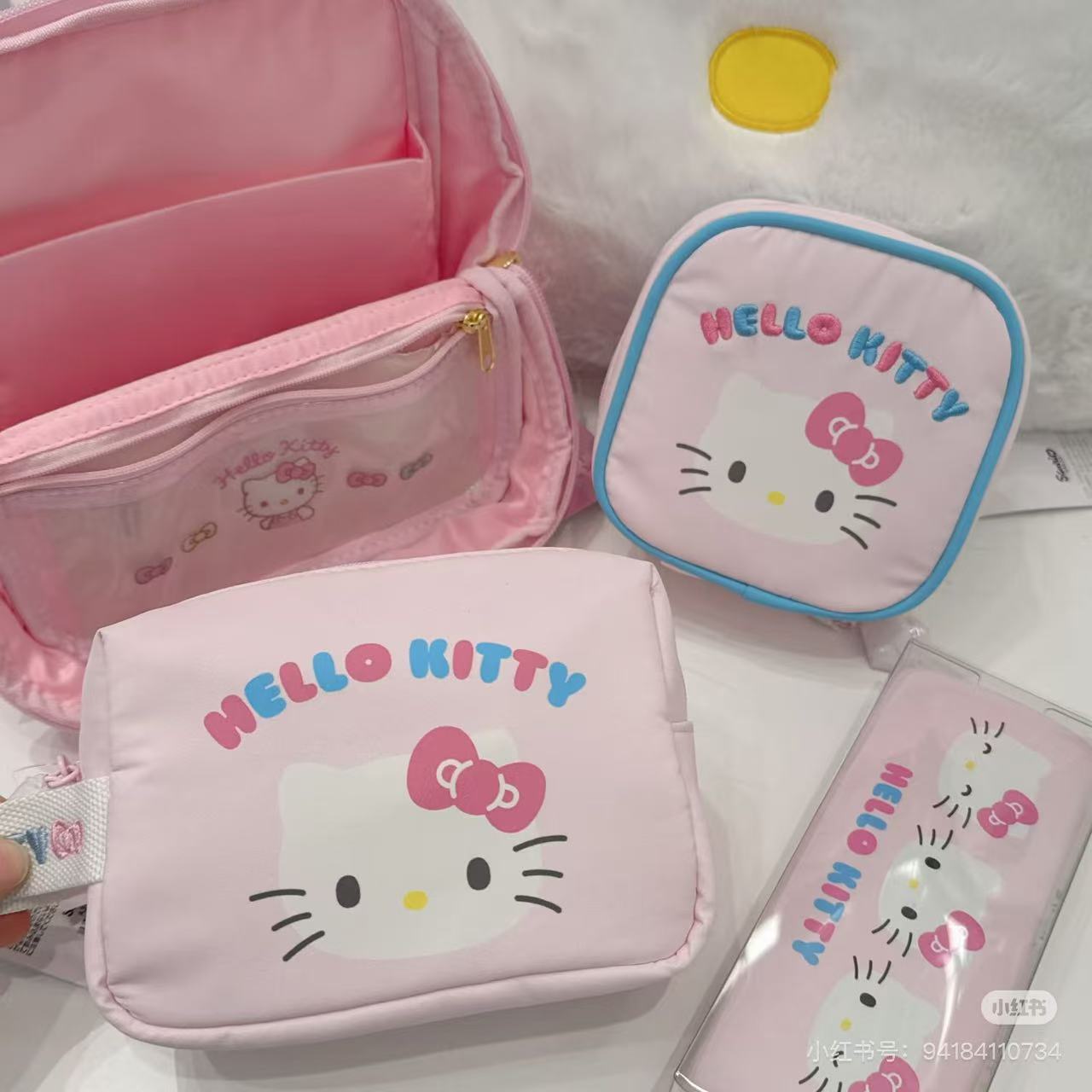 Sanrio|Square Pouch - New Life 2025|12.5×6×12.7cm approx.