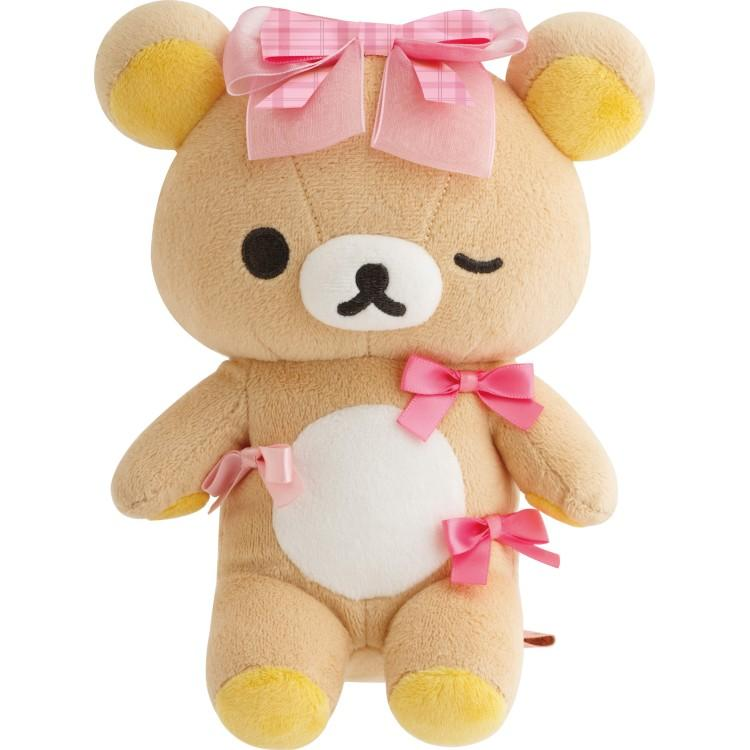 Rilakkuma|Makeup Rilakkuma Ribbon Plush Dolls/Plush Toy|180×150×105mm approx.