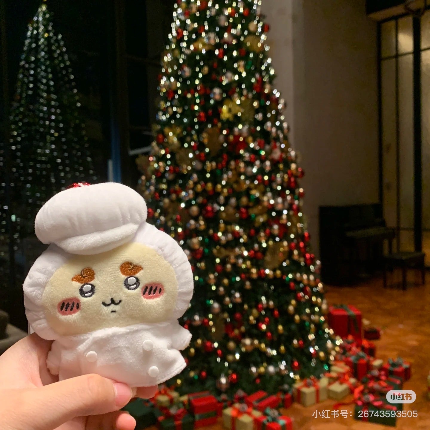 chiikawa|Restaurant Chef Mascot Holder /Plush Keychain|120×85×50mm approx.
