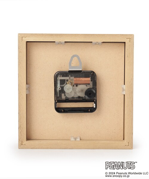 Snoopy|木质立体桌面台钟|約H15cm W15cm D5cm