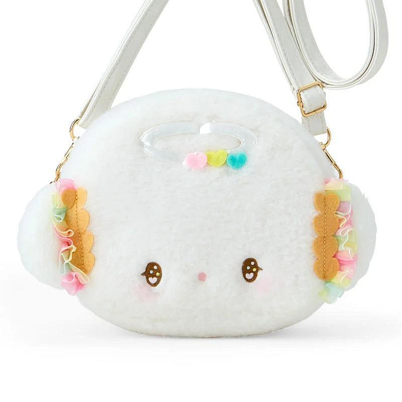 Sanrio|Face-shaped Pochette - Cogimyun / Angel Play Party小麦云粉精灵天使系列可爱斜挎包/收纳包|约23×9×14cm