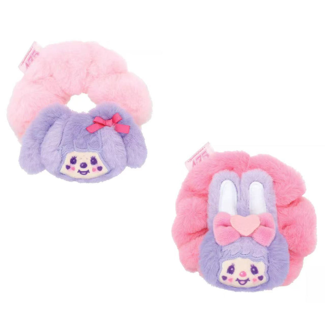 Monchhichi|Shinako Plush Hair Scrunchie|11.8cm x 12cm x 3.8cm approx.
