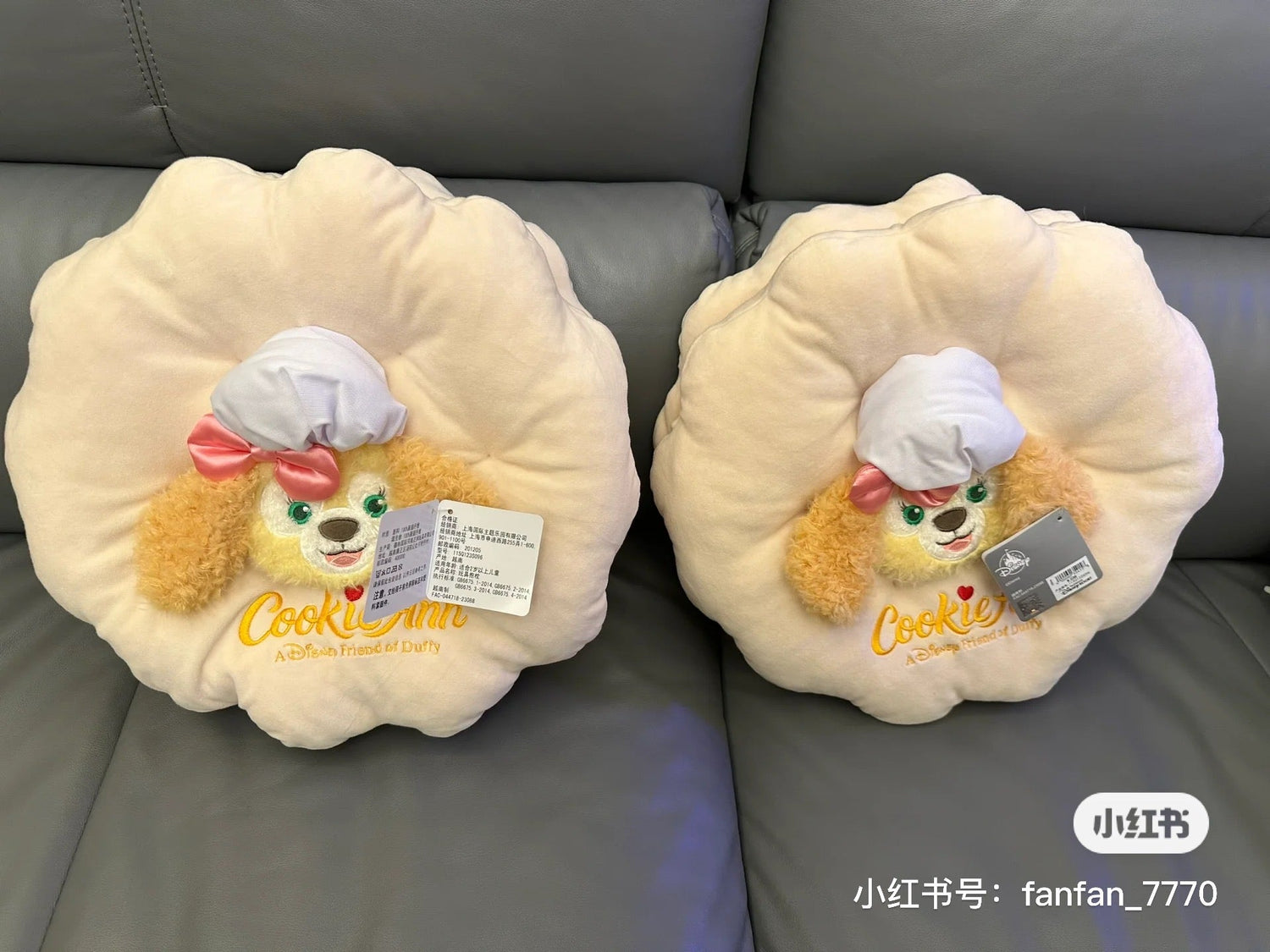 Disney SH|cookie可琦安饼饼夹心饼干抱枕/靠枕