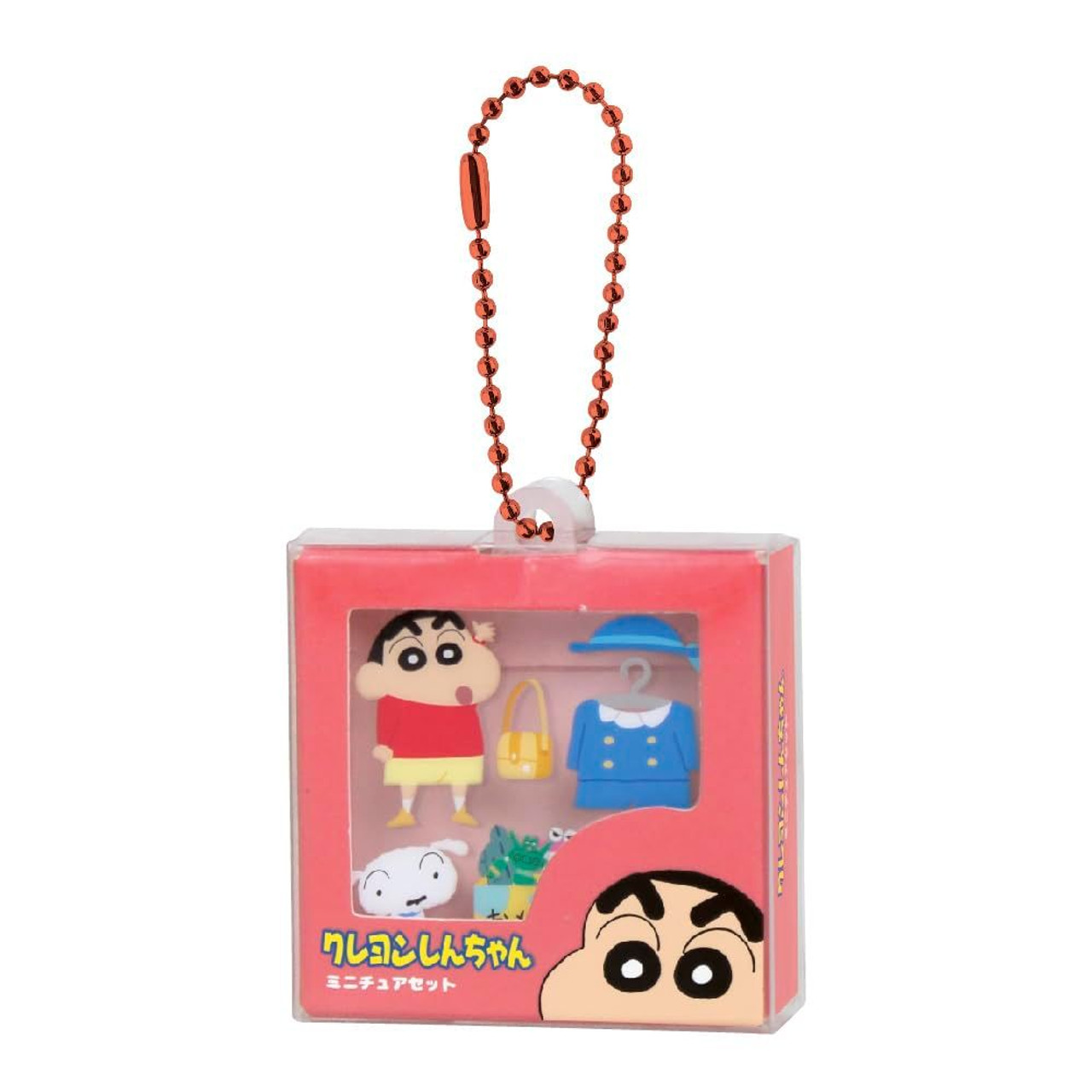 Crayon shin-chan|Package Style Miniature Keychain|2.3 x 5.3 x 6.3cm approx.