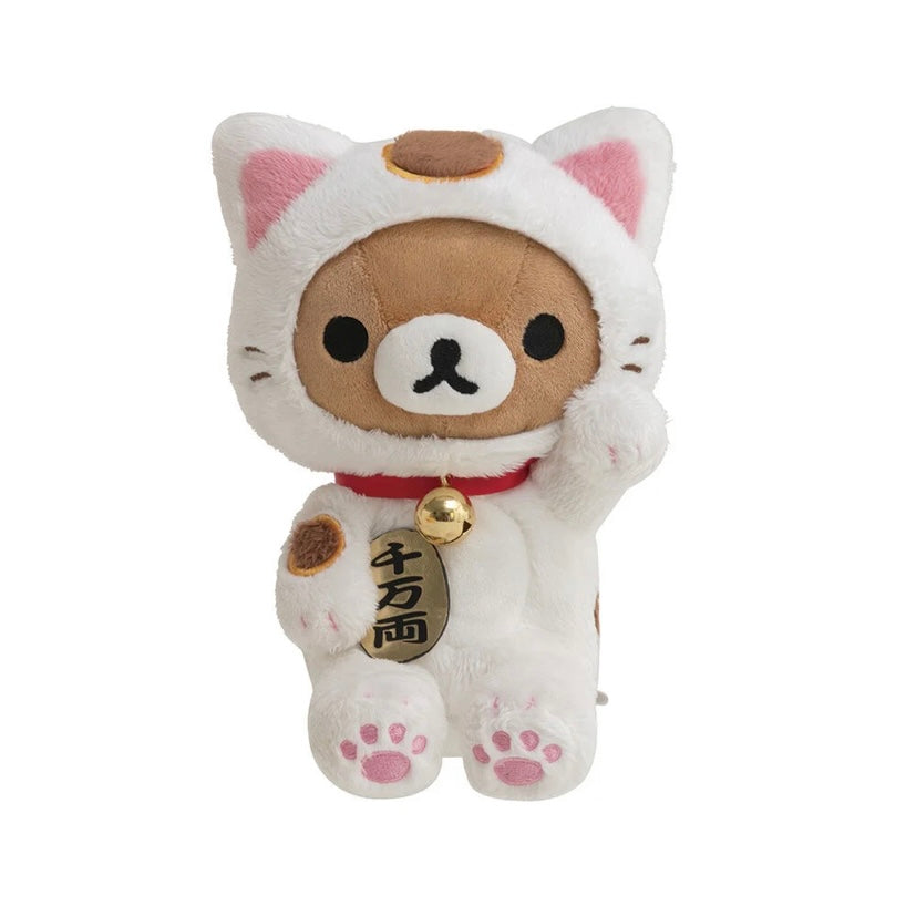 Rilakkuma轻松熊|茶房限定御守寓意千万两棕熊玩偶/公仔|約W150×200(mm)
