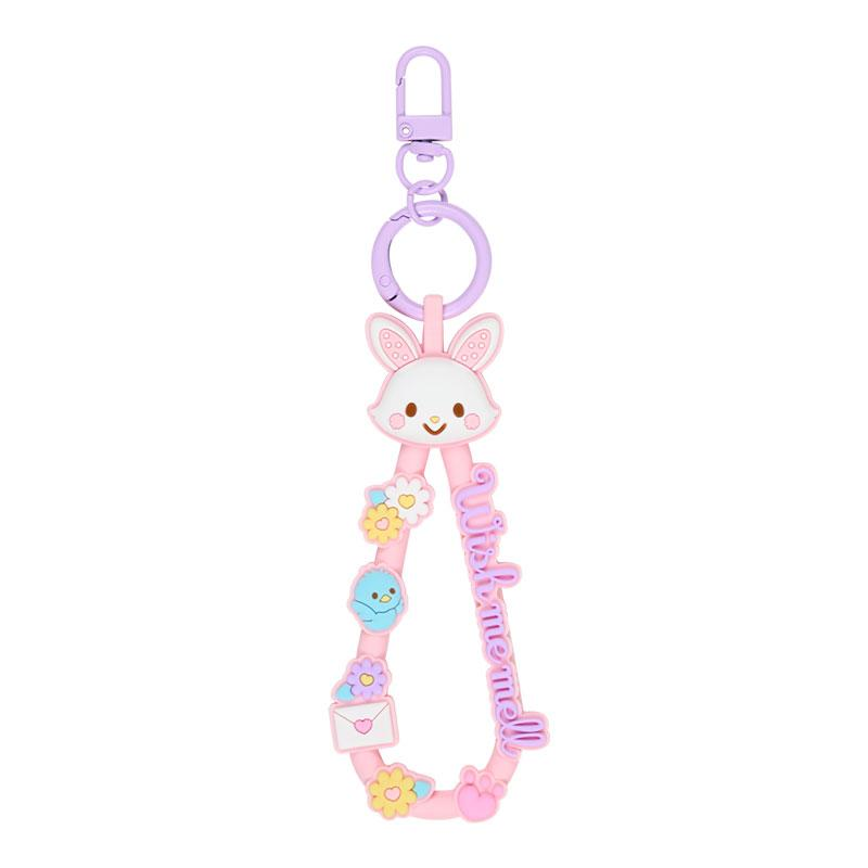 Sanrio|Character Grand Prix 1st Edition Rubber Cord Keychain/Keyring| W4.5 x D1 x H11cm approx.