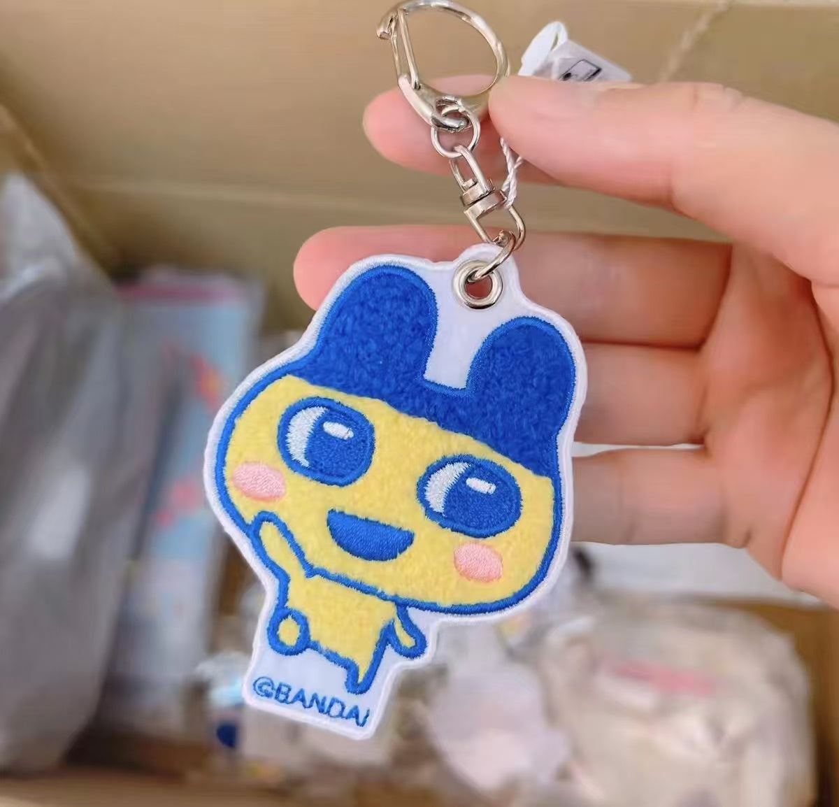Tamagotchi|Sagara Embroidery Keychain/Keyring|130×70×3mm approx.