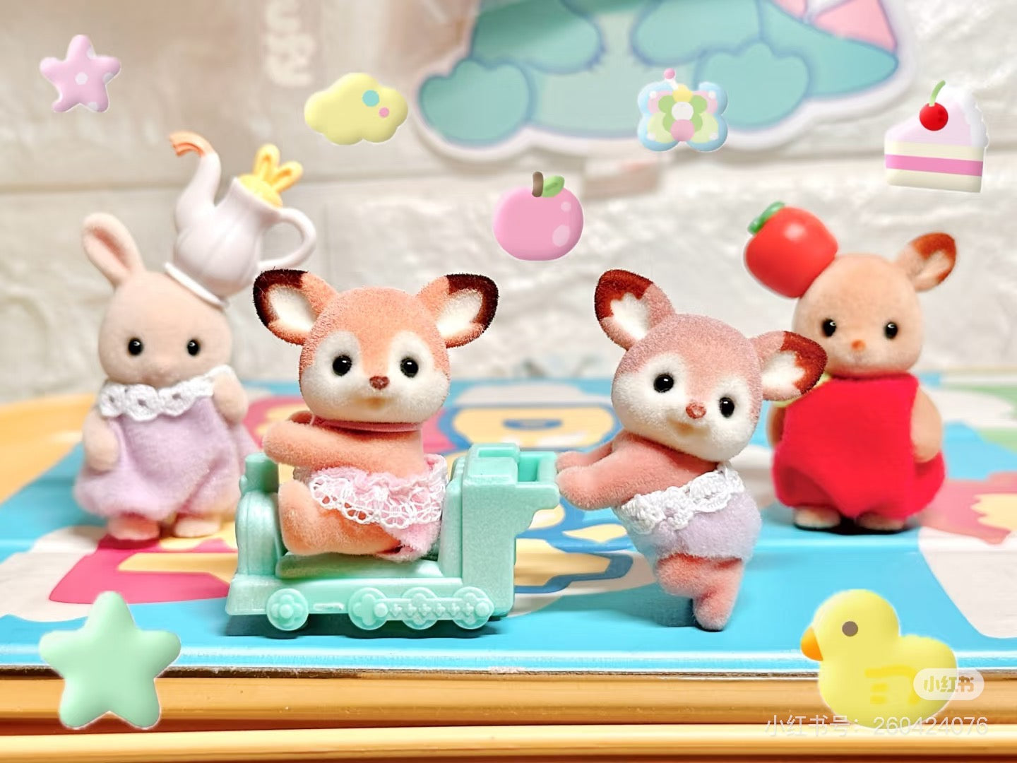SylvanianFamilies|BABY Deer Twins 5800
