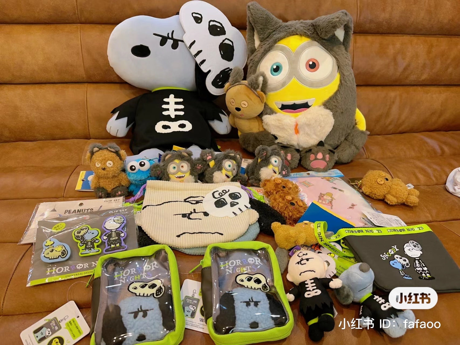 Snoopy|usj万圣节限定史努比小挂件/衣服会夜光