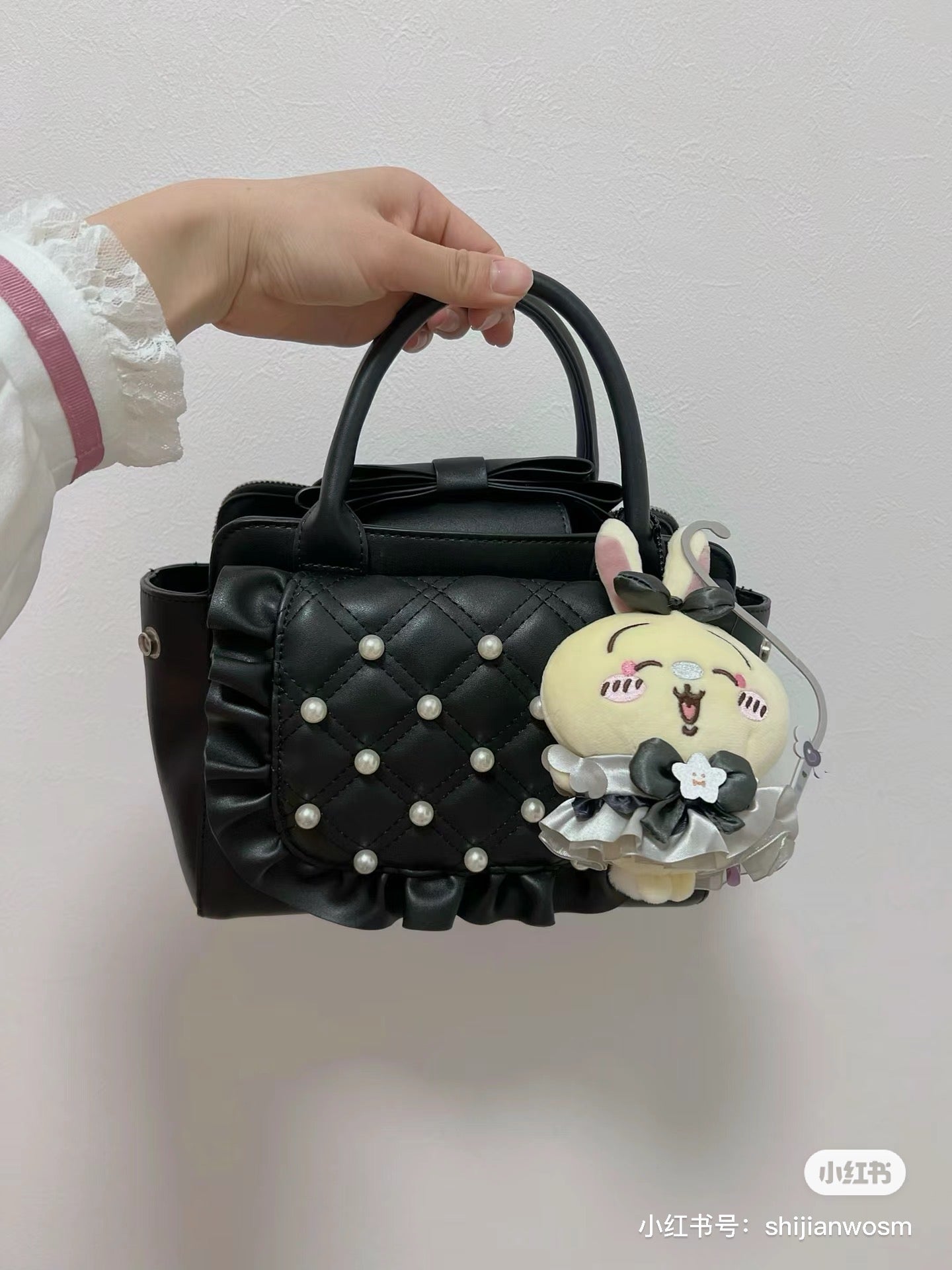 【limit 1】Chiikawa 吉伊卡哇|Magical Chikawa Magical Charge Mascot三代黑魔法少女毛绒玩偶挂件/包挂|約H160 x W110 x D60mm