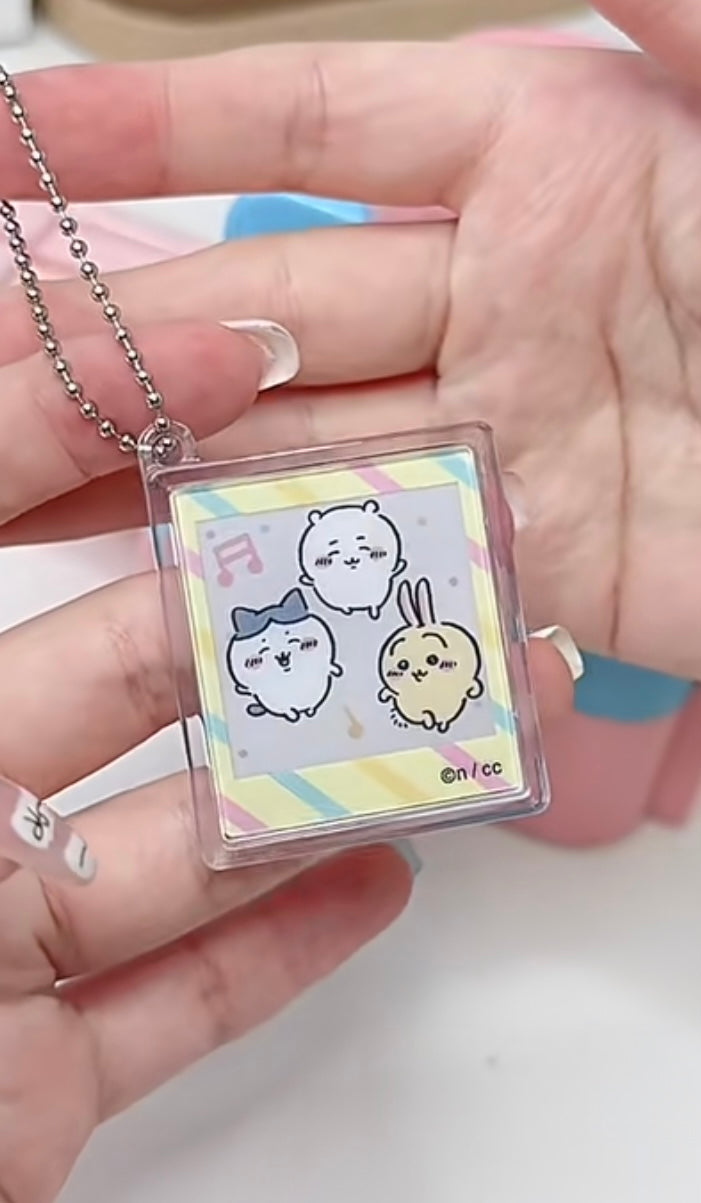 Chiikawa 吉伊卡哇|自动咕卡机豪华全套装/也可diy放入自己或偶像照片|约W21×H15×D12cm