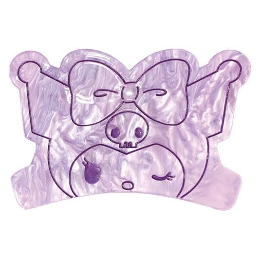 Sanrio|Morimotosangyo Hair Claw Clip可爱角色大理石纹贝母珠光塑料鲨鱼夹