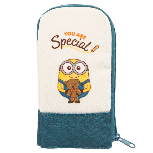 Minions|usj大阪环球影城小黄人抱Tim熊多功能手帐包/护照夹|約W12cm×H20cm×D2cm