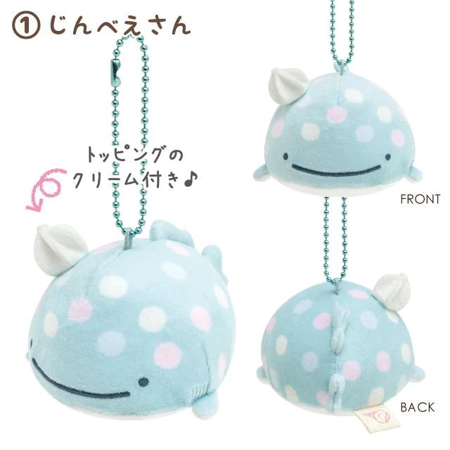 Jinbesan鲸鱼|圆圆可爱笑脸鲸鱼挂件|约H55 x W70 x D85mm