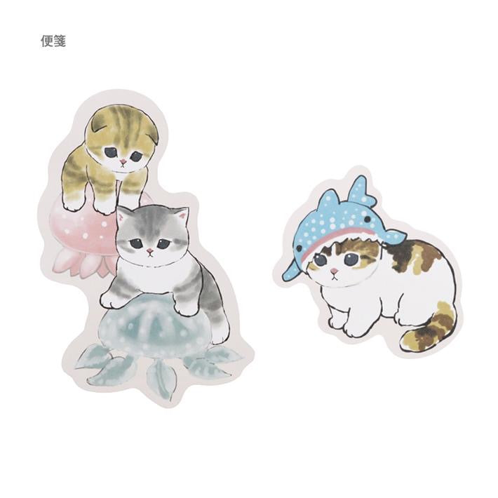 Mofusand|Sea Creature Nyan Mini Letter Set