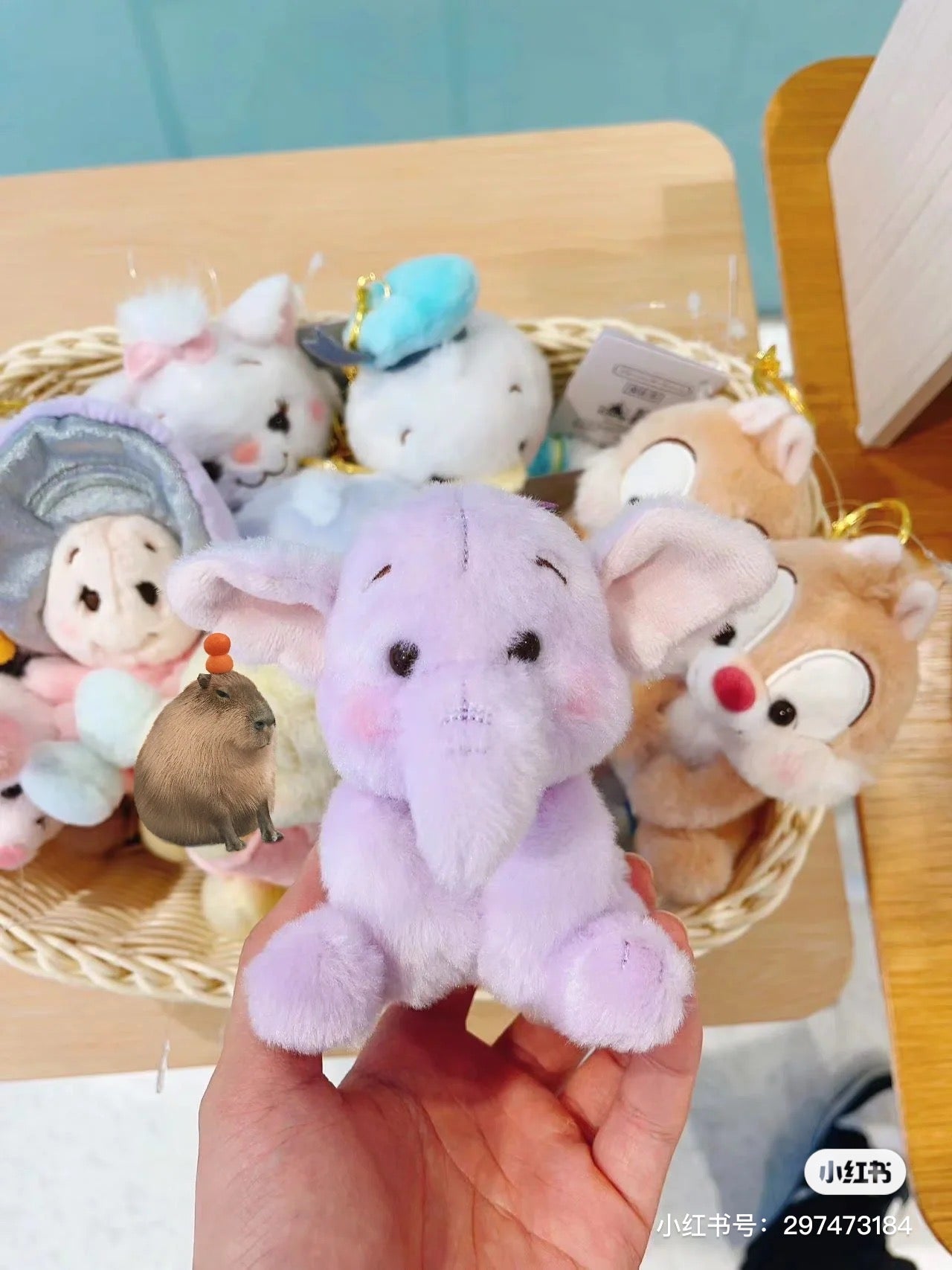 Disney|超好摸fluffy豆豆眼系列挂件|約高さ17×幅9.5×奥行き6.5(cm)