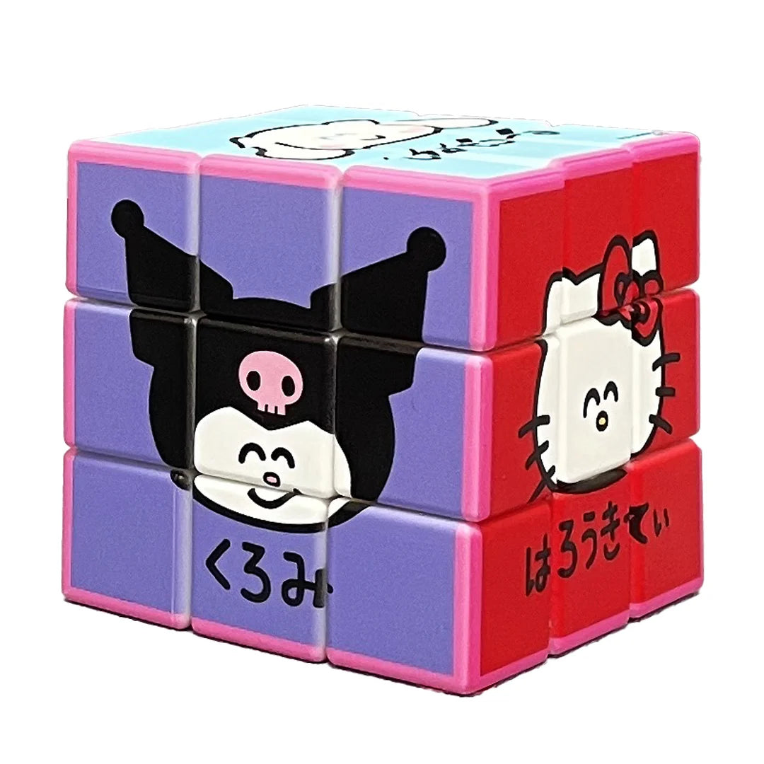 Sanrio三丽鸥|笑眯眯漫画脸角色魔方益智玩具|約H57×W57×D57mm